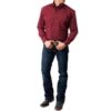 Roper Men's Red Button Down Shirt