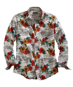 Tin Haul Men's Hawaiian Snap Shirt
