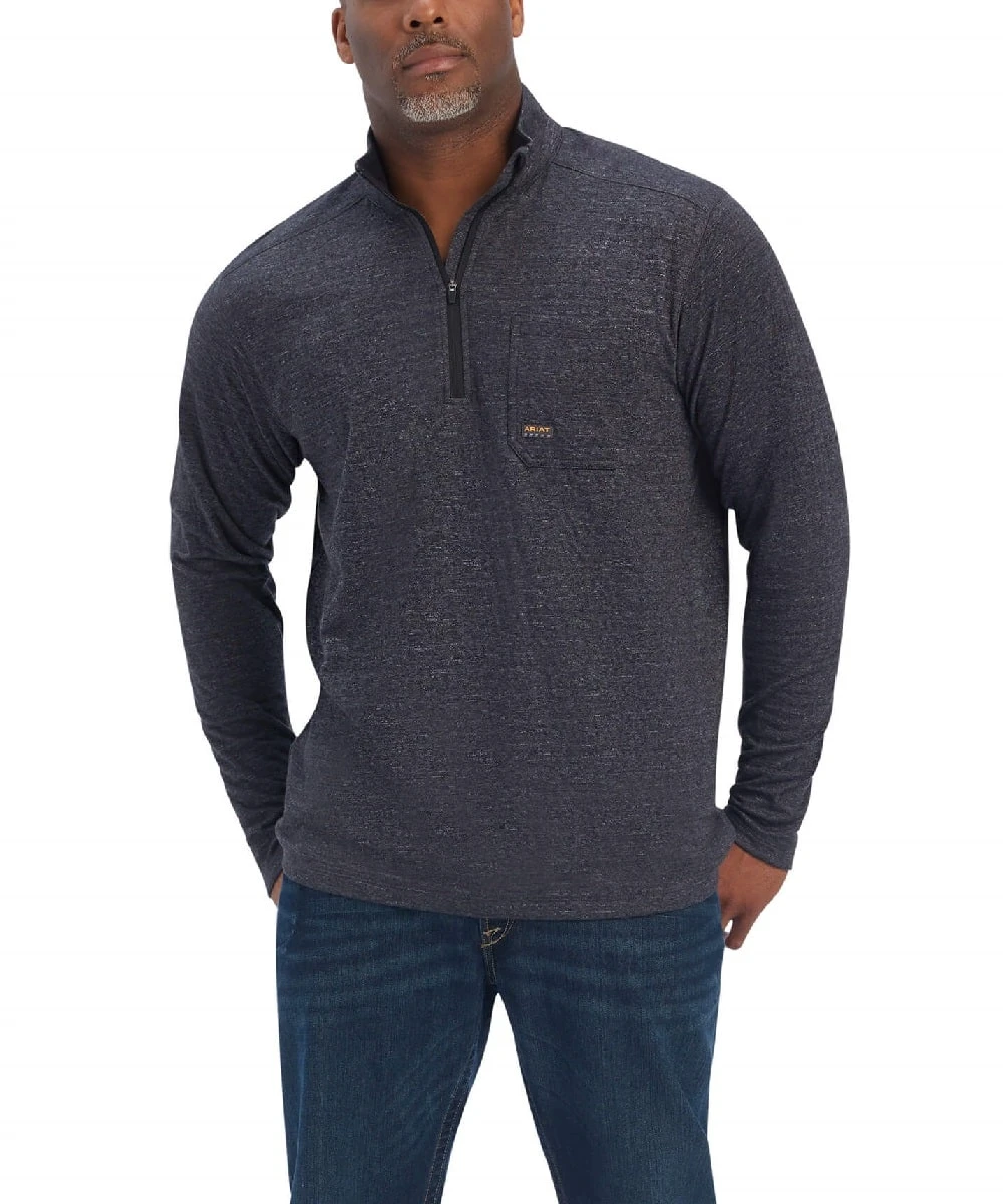 Ariat Men's Rebar 1/4 Zip Shirt 1 Ariat Men's Rebar 1/4 Zip Shirt