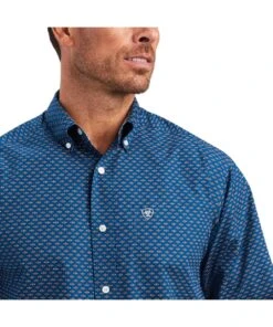 Ariat Men's Sterling Classic Fit Button Down Shirt -Wranle Clothing Shop 10041568 c