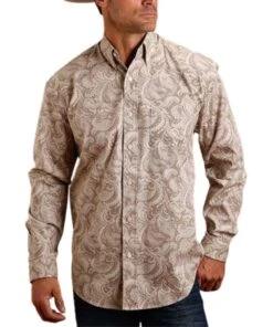 Stetson Men's Paisley Button Down Shirt