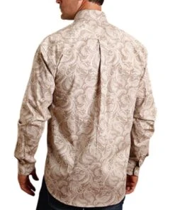 Stetson Men's Paisley Button Down Shirt 4 Stetson Men's Paisley Button Down Shirt -Wranle Clothing Shop 11 001 0526 0375 b