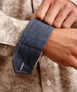 Stetson Men's Paisley Button Down Shirt 5 Stetson Men's Paisley Button Down Shirt -Wranle Clothing Shop 11 001 0526 0375 c