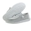 Hey Dude Men's Stone White Wally Sox Classic Shoe