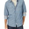 Wrangler Men's Retro Denim Button Down Shirt
