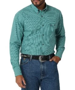 Wrangler Men's George Strait Button Down Shirt