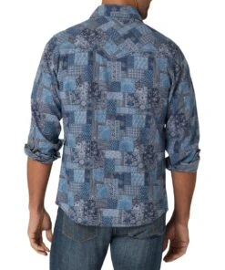 Wrangler Men's Western Snap Shirt -Wranle Clothing Shop 112324850 b
