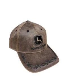 John Deere Oilskin Cap