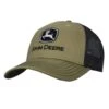 John Deere Olive Logo Trucker Cap