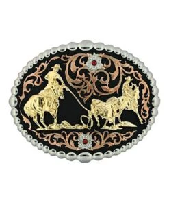 Montana Silversmiths Team Roper Attitude Buckle