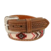 M&F Men's Ariat Multi-Colored Embossed Belt