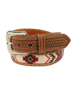 M&F Men's Ariat Multi-Colored Embossed Belt