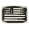 Montana Silversmiths Bullet Flag Attitude Buckle