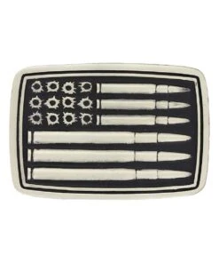 Montana Silversmiths Bullet Flag Attitude Buckle