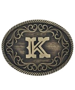 Montana Silversmiths Initial K Attitude Buckle
