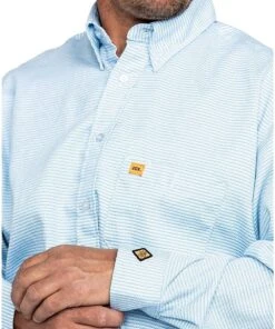 Wrangler Men's 20X Flame Resistant Button Down Work Shirt -Wranle Clothing Shop FR162TB c