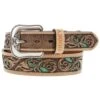 Hooey Men's Tooled Leather Belt