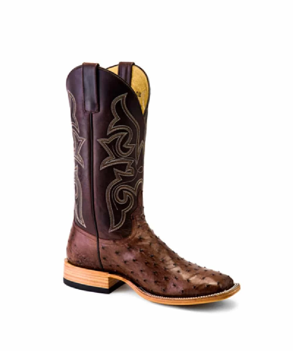 Horse Power Men's Full Quill Ostrich Boot 1 Horse Power Men's Full Quill Ostrich Boot
