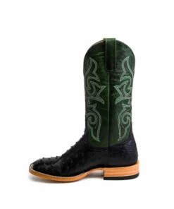 Horse Power Macie Bean Men's Full Quill Ostrich Boot -Wranle Clothing Shop HP8004 Side