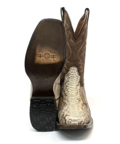 Corral Men's Circle G Square Toe Python Leather Boot -Wranle Clothing Shop L5740 2