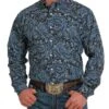 Cinch Men's Paisley Button Down Shirt