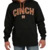 Cinch Men's Black Logo Hoodie