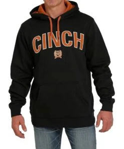 Cinch Men's Black Logo Hoodie