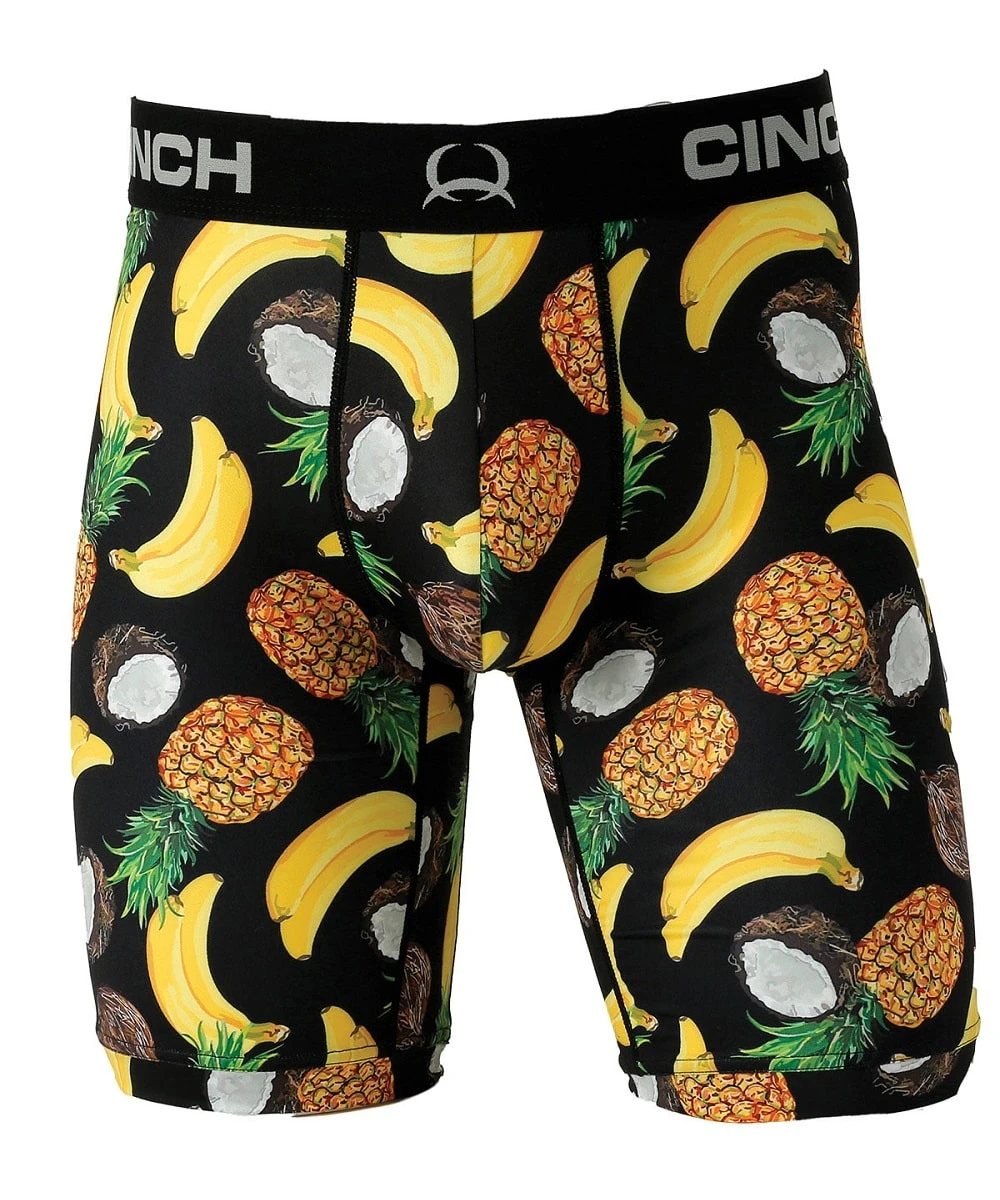 Cinch Men's Pineapple Boxer Brief 1 Cinch Men's Pineapple Boxer Brief