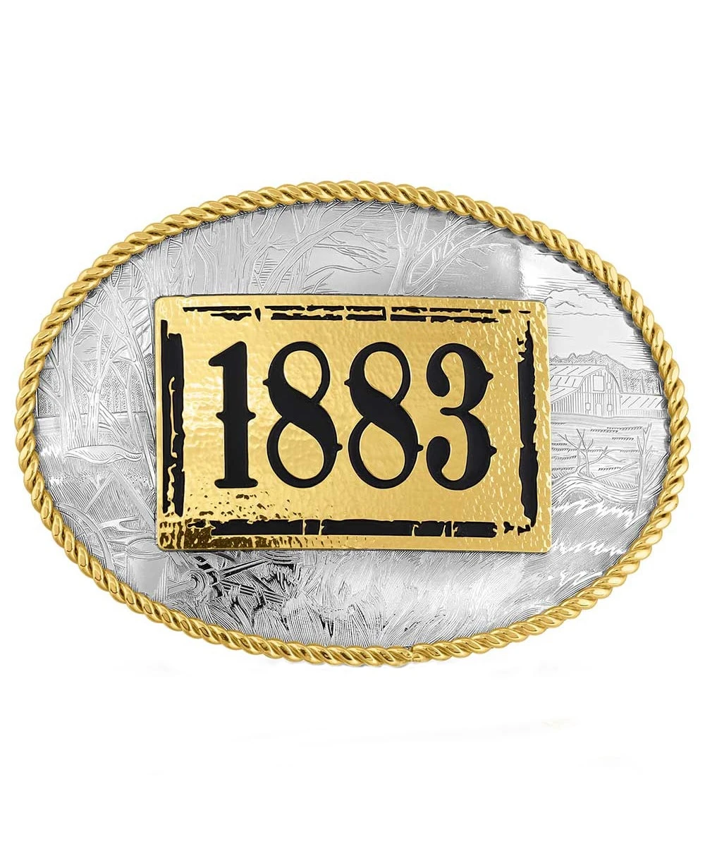Montana Silversmiths 1883 Scene Buckle 1 Montana Silversmiths 1883 Scene Buckle