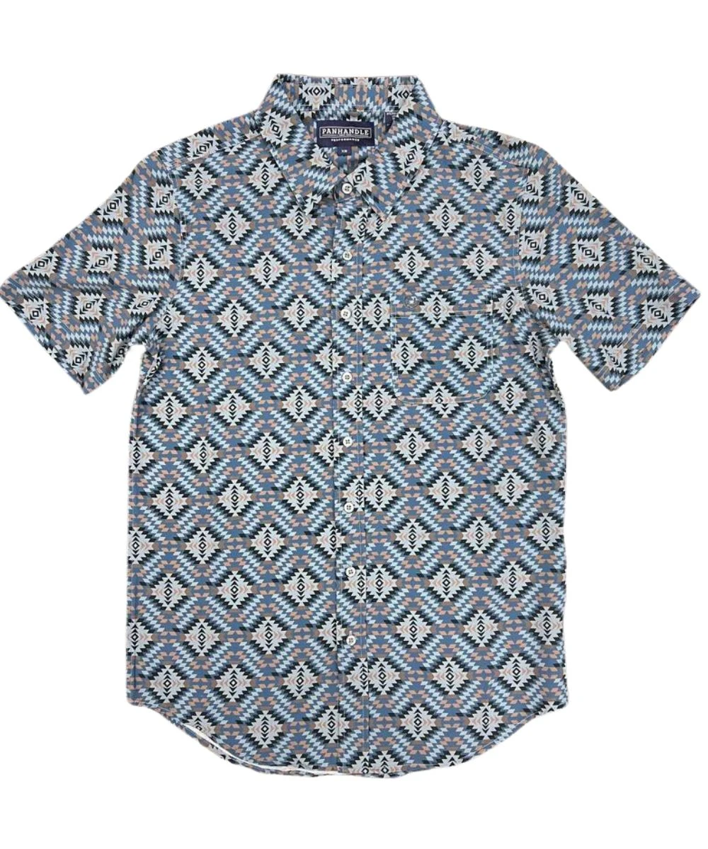 Panhandle Men's Aztec Performance Button Shirt 1 Panhandle Men's Aztec Performance Button Shirt