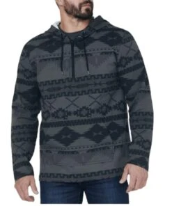 Panhandle Men's Powder River Aztec Hooded Pullover