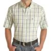 Panhandle Men's Plaid Button Down Shirt