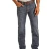 Rock & Roll Cowboy Men's Double Barrel Straight Leg Jean