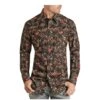 Rock & Roll Cowboy Men's Aztec Print Snap Shirt
