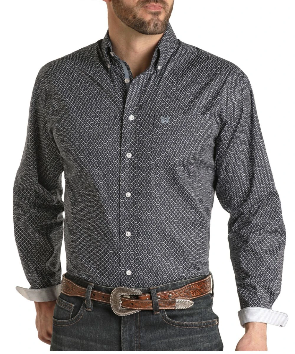 Panhandle Men's Button Down Shirt 1 Panhandle Men's Button Down Shirt