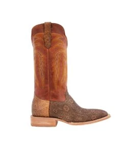 R. Watson Men's Cognac Ring Lizard Boot -Wranle Clothing Shop RW7901 2 side
