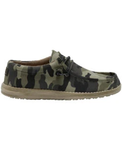 Hey Dude Men's Camo Wally Canvas Shoe