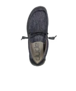 Hey Dude Men's Carbone Wally Woven Shoe -Wranle Clothing Shop products 110394300 WALLY WOVEN CARBON top