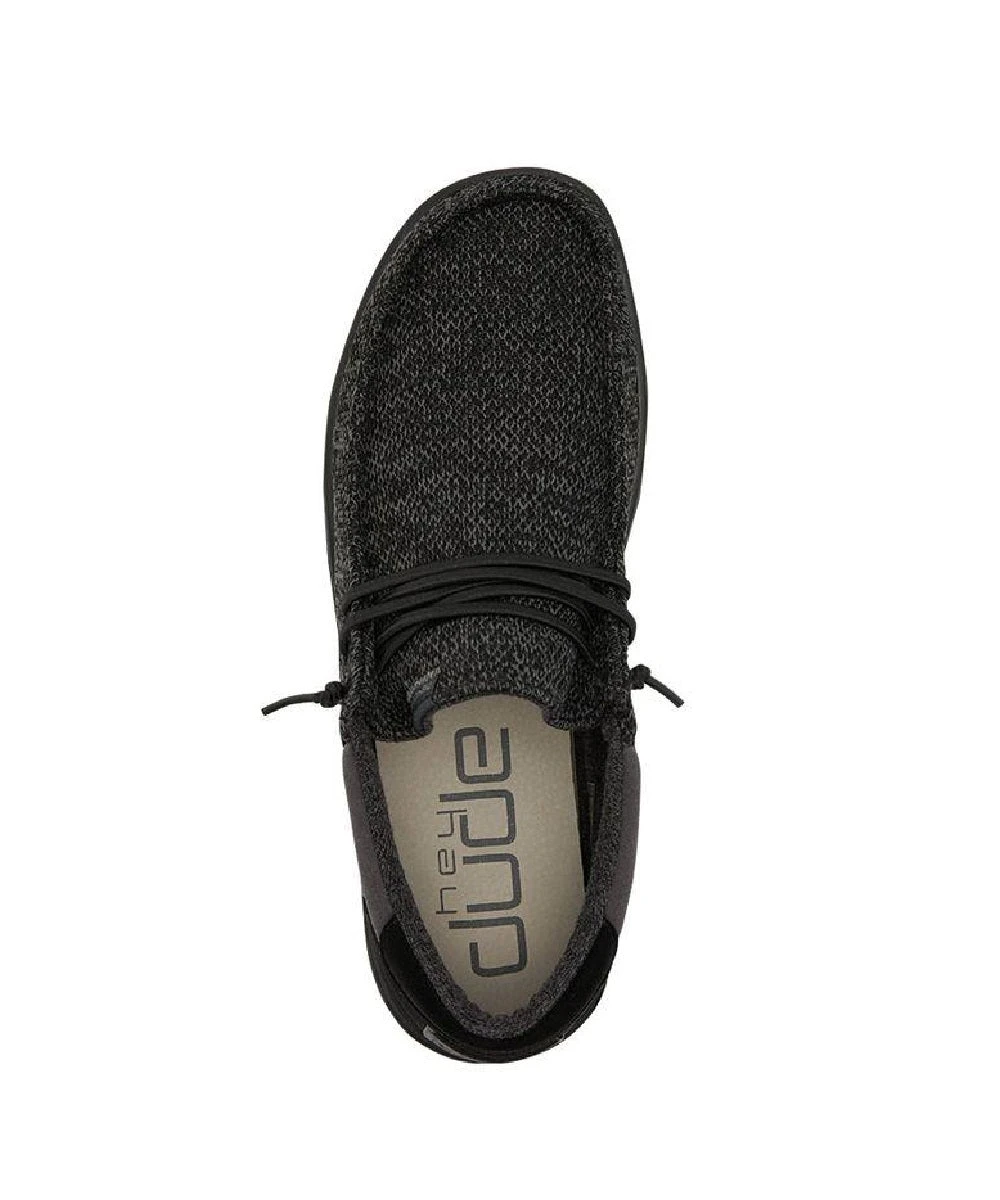 Hey Dude Men's Total Black Paul Sox Shoe 2 Hey Dude Men's Total Black Paul Sox Shoe - Image 2