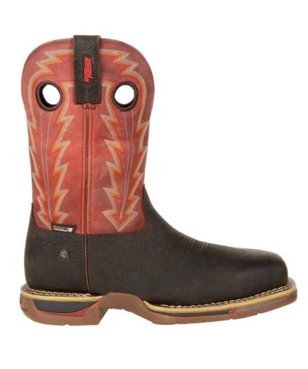 Rocky Men's Long Range Composite Toe Waterproof Western Boot 2 Rocky Men's Long Range Composite Toe Waterproof Western Boot - Image 2