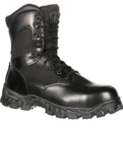 Rocky Men's Alpha Force Waterproof Zipper Duty Boots