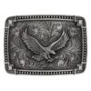 Montana Silversmiths Men's Classic Antiqued Tied At The Corners Attitude Buckle With Soaring Eagle