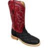 Corral Men's Black Fish With Red Upper Boot