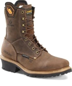 Carolina Men's Coppice Waterproof Composite Square Toe Logger Work Boot