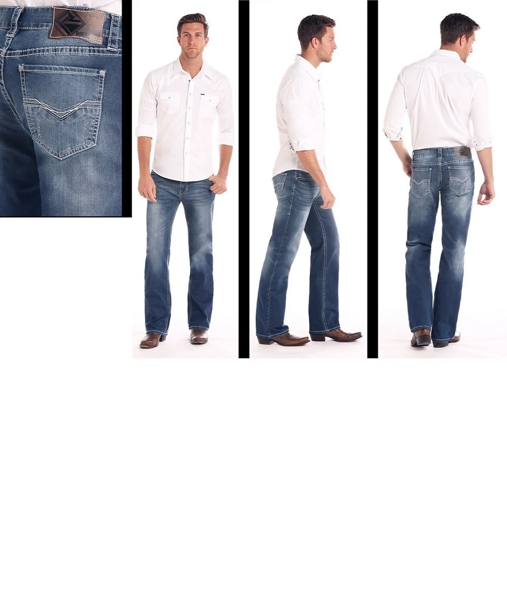 Rock & Roll Cowboy Men's Reflex Pistol Jean 1 Rock & Roll Cowboy Men's Reflex Pistol Jean