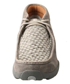 Twisted X Men's Gray Basket Weave Chukka Driving Moc -Wranle Clothing Shop products MDM0073toe