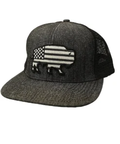 Red Dirt Hat Co. Usa Buffalo Logo Cap