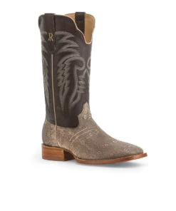R. Watson Men's Natural Ring Lizard Western Boot