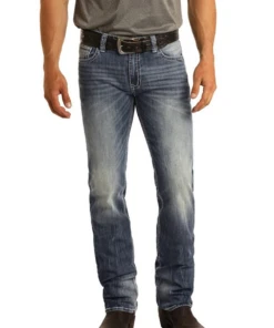 Rock & Roll Cowboy Men's Reflex Revolver Slim Fit Jean