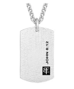 Montana Silversmith I Am The Light Dog Tag Necklace